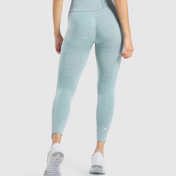 Gymshark ‘Vital Rise’ Seamless Legging (S) - green marl - Picture 9 of 9
